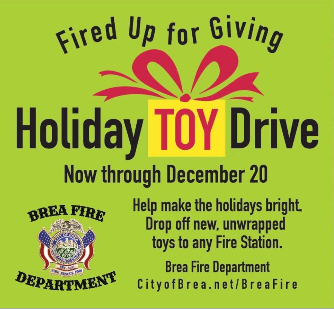 Fire Toy Drive Square Graphic