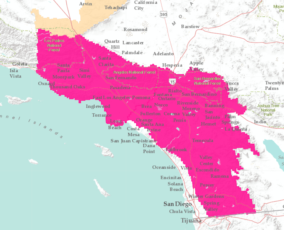Red Flag Warning Map